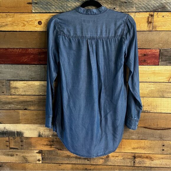 Michael Michael Kors Chambray Top XS - Picture 2 of 13